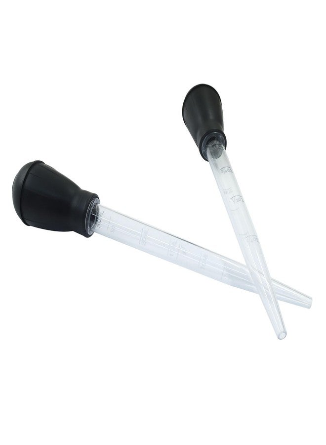 Murtenze 2 Pack Manual Fish Tank Water Changer Aquarium Dropper, Black Clean Pipette Dropper Waste Remover, Mini Gravel Cleaning Straw for Aquarium Cleaning/Aquarium Owners - Image 2